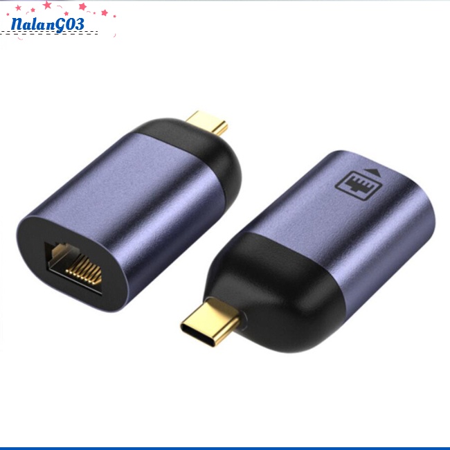 Dây Cáp Chuyển Đổi Cổng Mạng NA Type-C Sang Rj45 100mbps Usb C Cho Điện Thoại Di Động