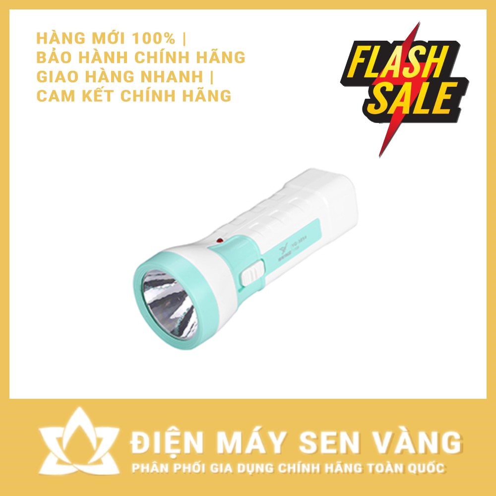 ĐÈN PIN CẦM TAY ĐA CHỨC NĂNG YAGE YG-3854 - 2 CHẾ ĐỘ SÁNG - DÙNG PIN (MÀU NGẪU NHIÊN)