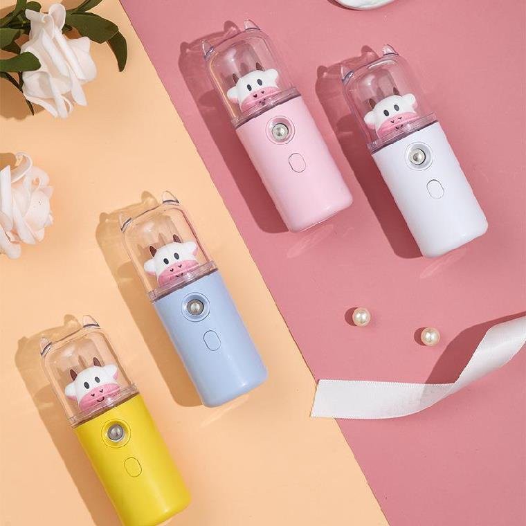 Máy Phun Sương Xông Hơi Mặt NaNo Mini Cầm Tay Hỗ Trợ Dưỡng Da Cấp Nước Tối Đa - xông mũi họng