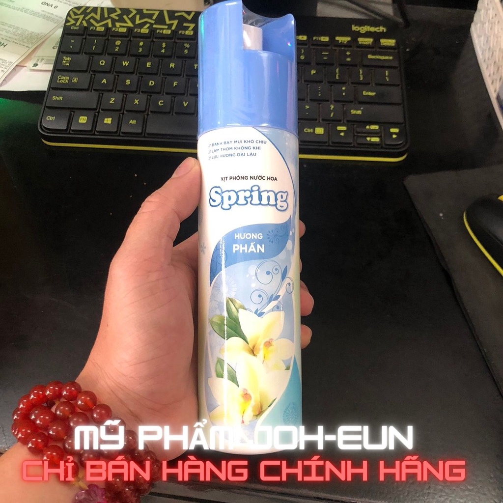 NƯỚC HOA XỊT PHÒNG SPRING 280m; ( 4 Mùi Hương )
