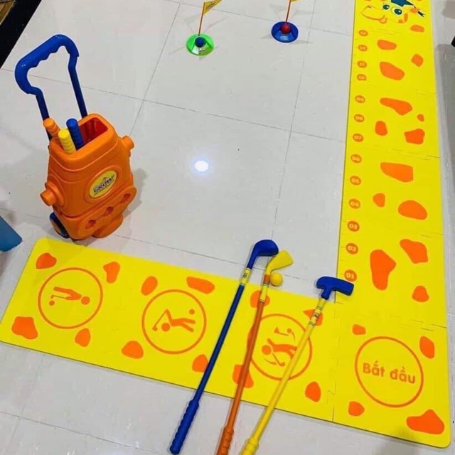 Bộ đồ chơi đánh Golf bằng nhựa cho bé
