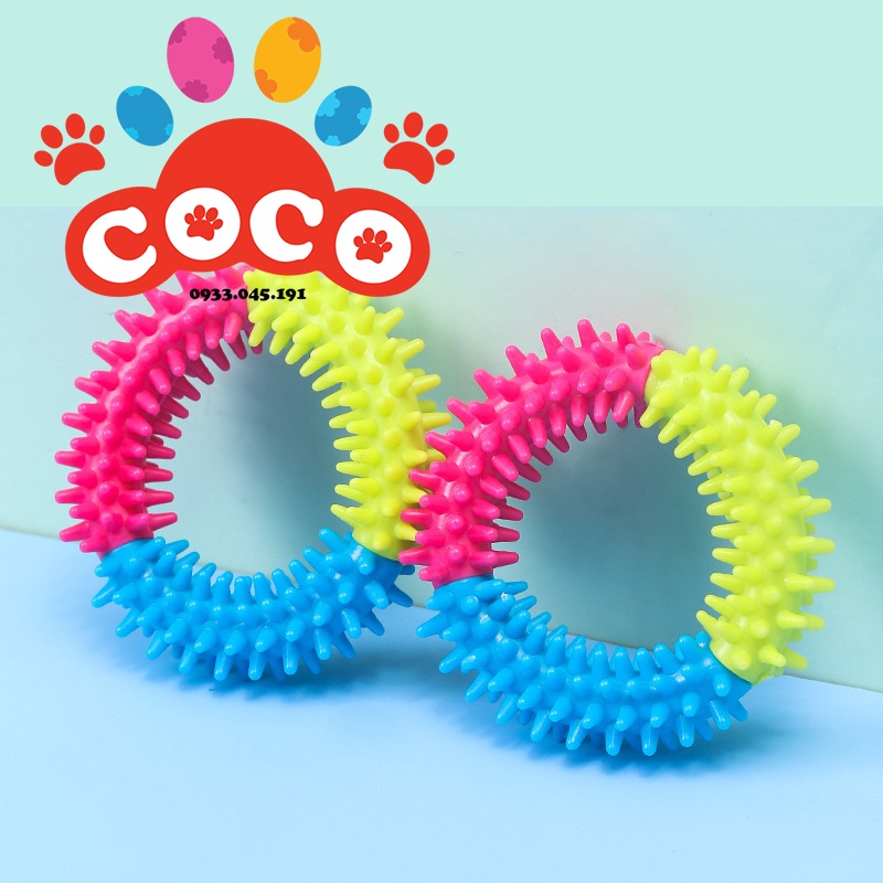 Đồ chơi cho chó gặm siêu dẻo dai giúp làm sạch răng cho chó