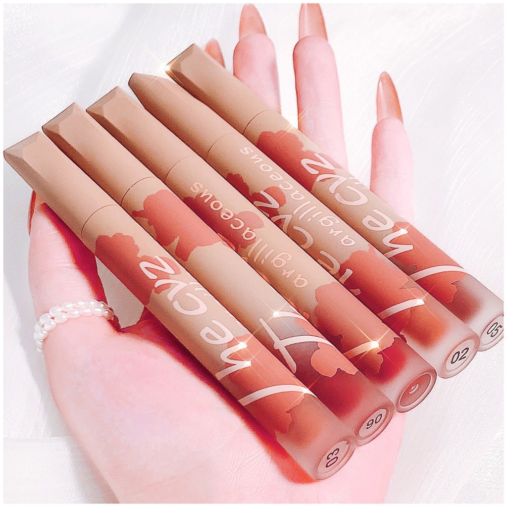 Son kem CVZ mềm mịn lâu trôi Zhizhi velvet Soft mist Lip mud CVZZ07