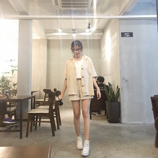  SET ÁO VEST BLAZER VÀ QUẦN SHORT    Jem Closet   