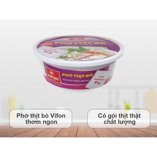 Thùng 12 tô phở thịt bò Vifon