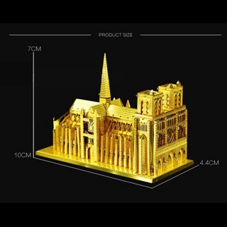 Mô hình thép 3D nhà thờ đức bà Paris