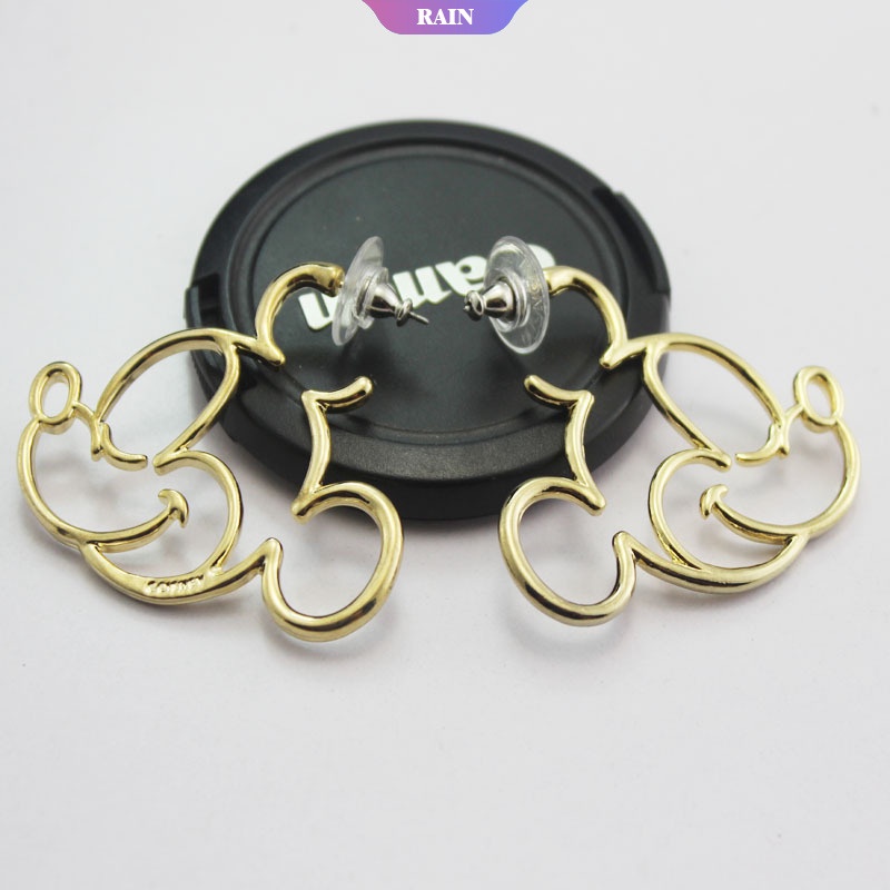Bông Tai Thiết Kế Hình Chuột Mickey Hoạt Hình Dễ Thương Cho Nữ