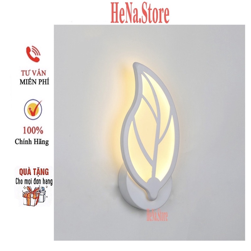 Đèn Hắt Tường Trang Trí Đèn Led 3 Chế Độ Ánh Sáng Công Suất 18W-24W Thiết Kế Hình Lá Độc Đáo