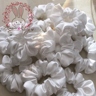 Scrunchies vải phi bóng - cột tóc phi bóng - cột tóc trend