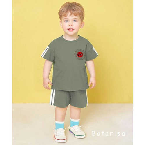 [10-25kg]Bộ cộc tay Botarisa cho bé trai , bé gái mùa hè cao cấp thoáng mát từ 10-23kg