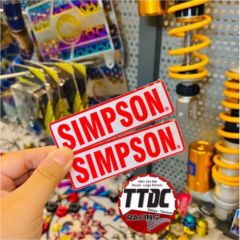 Tem Lẻ Logo Sticker Simpson ✌🇹🇭