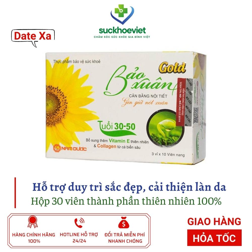 BẢO XUÂN GOLD gìn giữ tuổi xuân - Hộp 30 viên