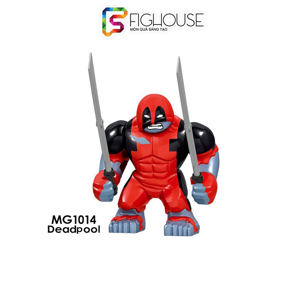 Xếp Hình Bigfig Siêu Anh Hùng Deadpool - Đồ Chơi Lắp Ráp non-lego MG1014 [C19]