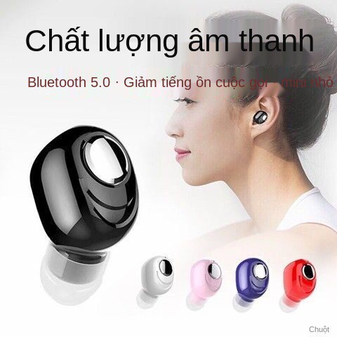 > Bluetooth không dây tai nghe mini siêu nhỏ thể thao vô hình chờ lâu vivo Huawei oppo Apple điện thoại di động phổ t