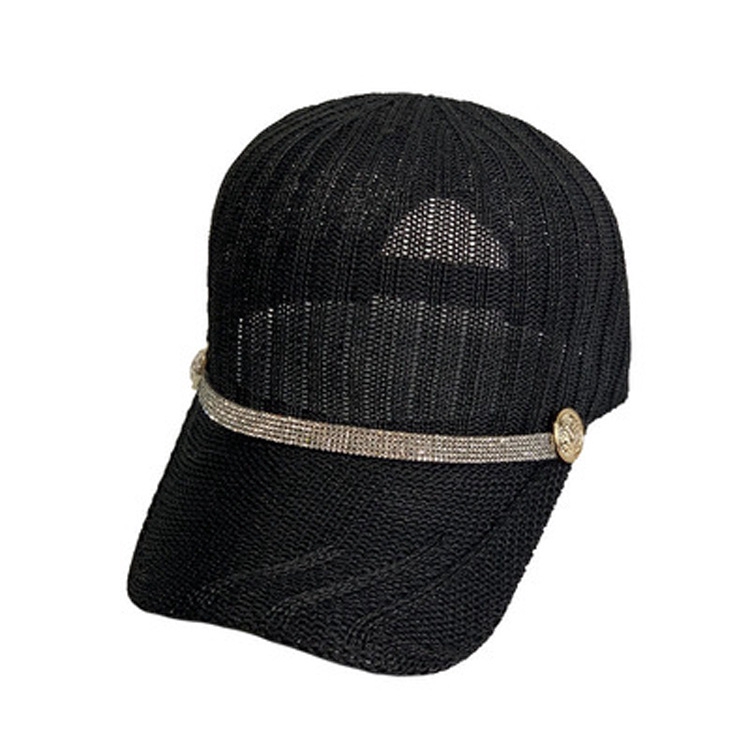 Korean style breathable faux stone cap for women
