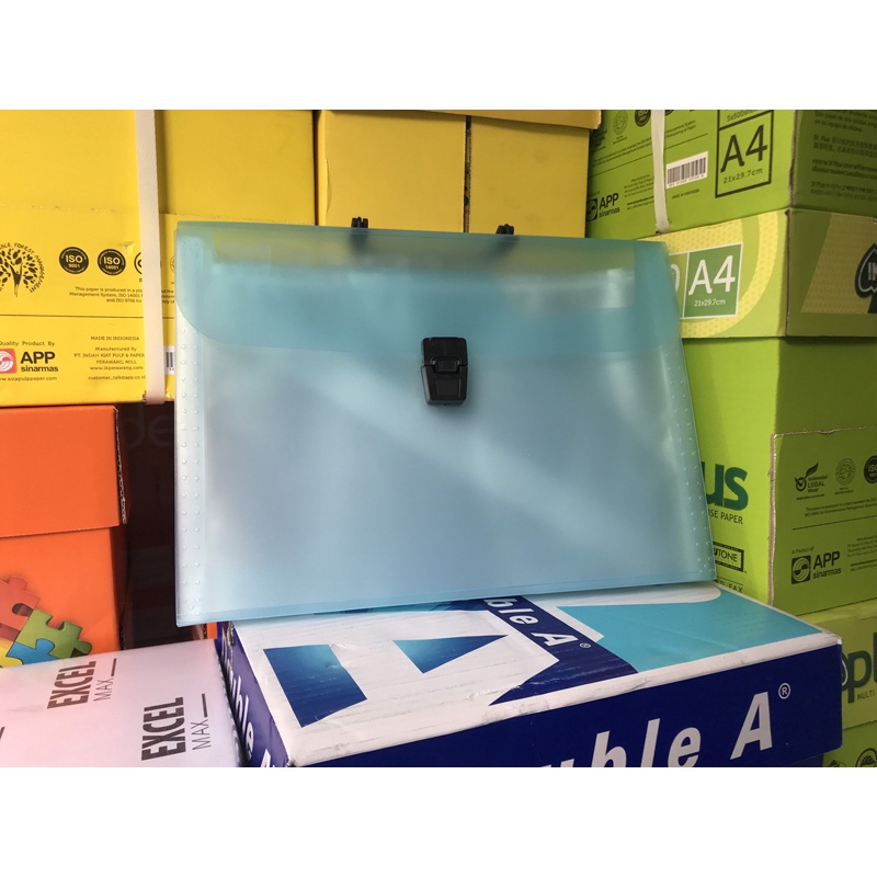 Cặp 12 ngăn A4 Deli đựng giấy tờ hô sơ sang trọng BIGSUKA