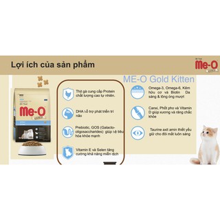 Thức ăn cho mèo ME-O Gold túi (1.2KG)