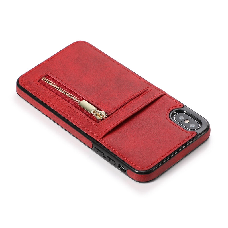 Ốp điện thoại kết hợp ngăn đựng tiền bằng da PU cho Iphone 11 Pro 6/s/p/sp/7/p/8/p/X/Xr/Xs/Max | BigBuy360 - bigbuy360.vn