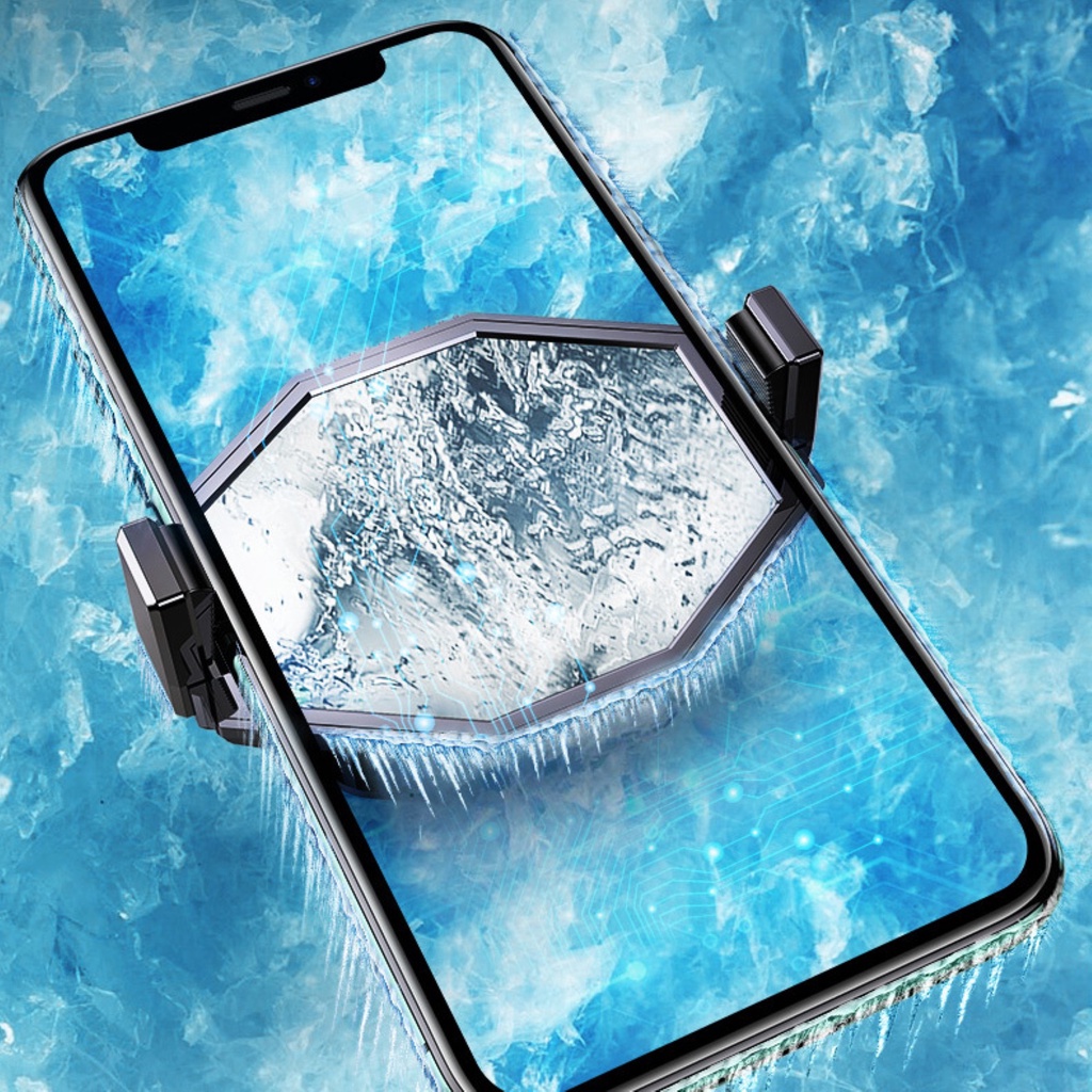 Quạt Tản Nhiệt Nhanh Bán Dẫn 5 Cánh Xoay Được Có Thể Thu Gọn Cho Chơi Game Trên Điện Thoại