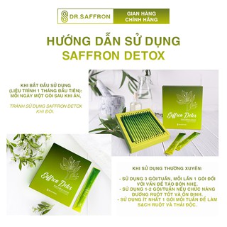 Thạch hỗ trợ giảm cân saffron detox thương hiệu dr.saffron 1 hộp 15 thanh - ảnh sản phẩm 2