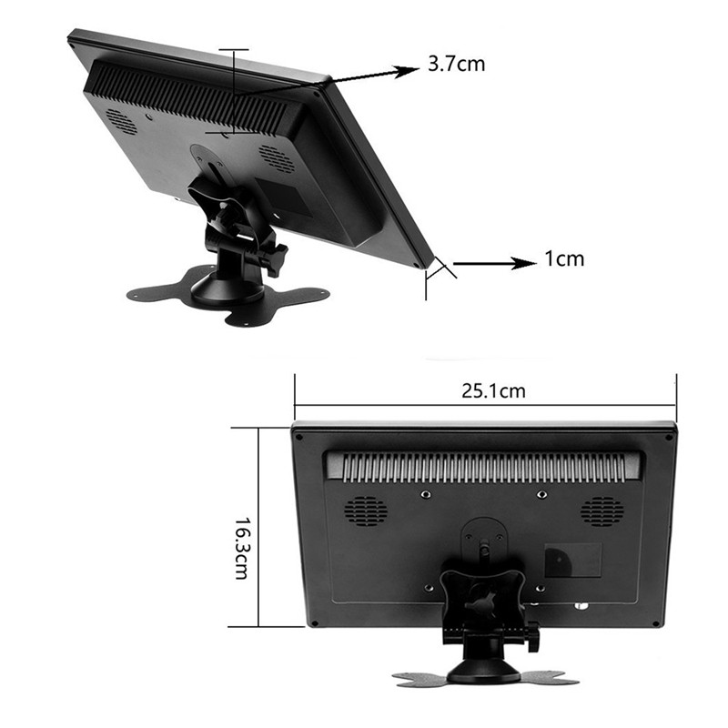 Màn hình 10.1 Inch Lcd HDMI + VGA + AV cho máy tính | BigBuy360 - bigbuy360.vn