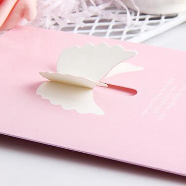 Thiệp 3D Hình Trái Tim Xinh Xắn