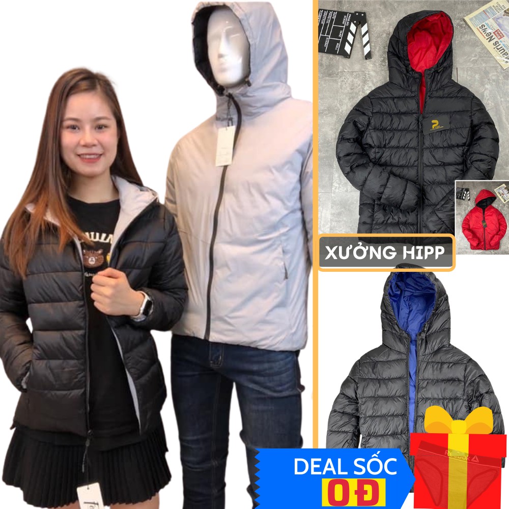Áo khoác Phao Lông Vũ Phối Áo Gió Siêu Nhẹ 2 in 1 Mẫu Cực Độc Đáo XƯỞNG HIPP, KP2M