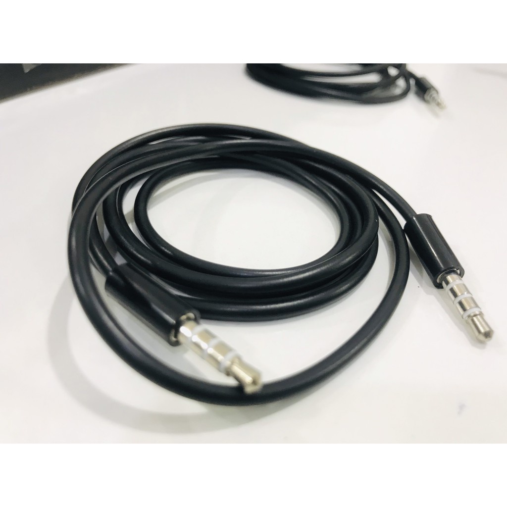 Dây 3.5mm 2 đầu truyền âm thanh và tín hiệu micro chất lượng cao