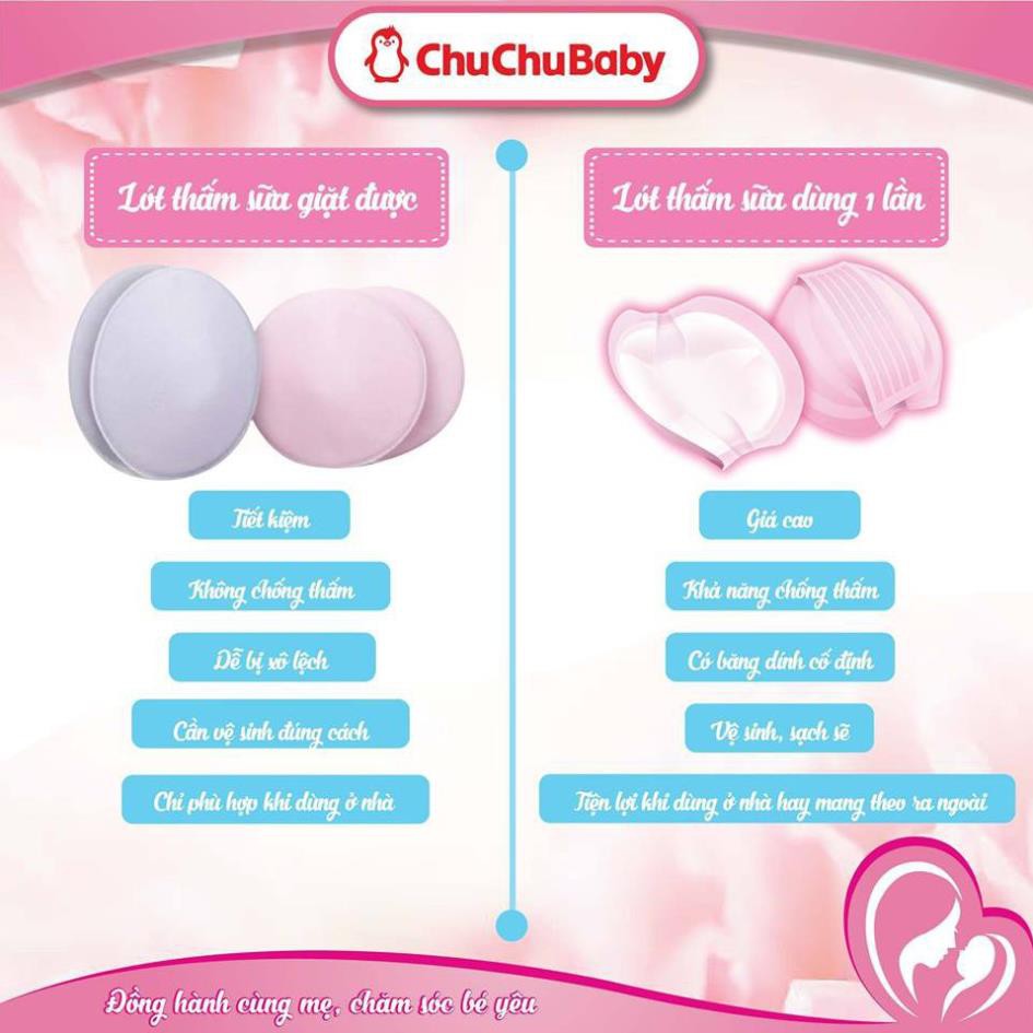 Lót thấm sữa Nhật Bản chính hãng ChuChu Baby hộp 30 miếng