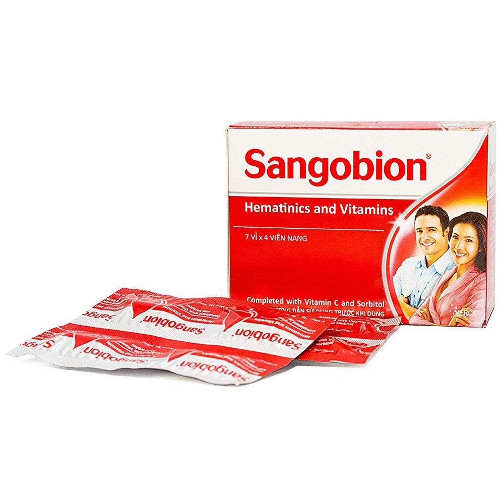 Sangobion- Bổ sung sắt, các thành phần tạo máu và khoáng chất cho bà bầu và người nhược sắc