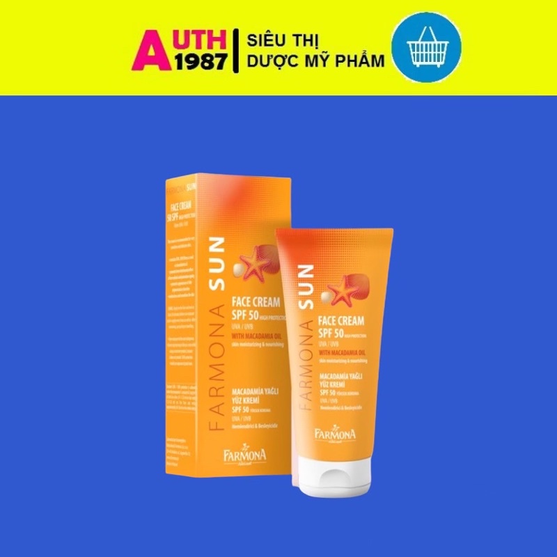 (Nội Địa) Kem Chống Nắng Farmona Sun Face Cream SPF50 Oil Free 50ml - Famona