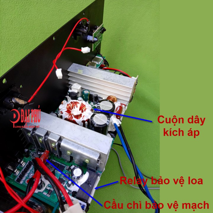 Mạch loa kéo công suất lớn 400W 8ôm – 600W 4 ôm chạy FET IRFB52N15D chuyên dòng loa 5 tấc đôi hoặc 6 tấc – New Ver