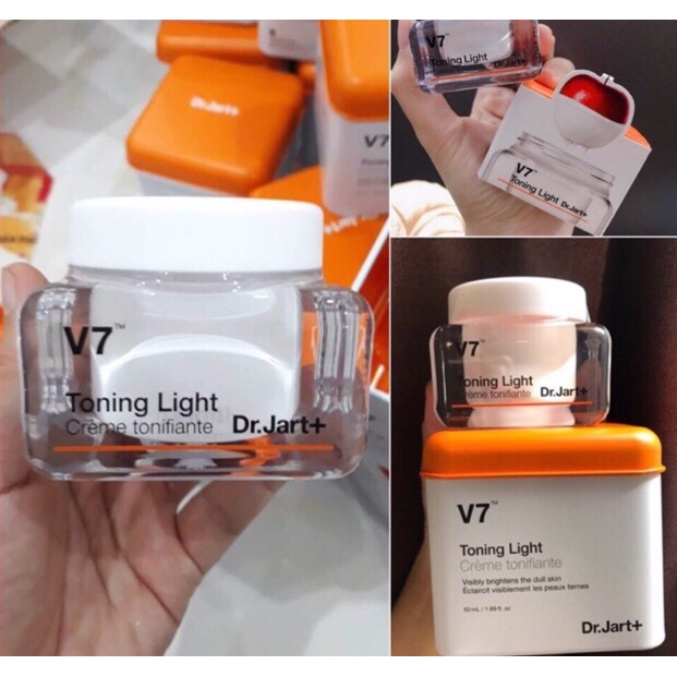 Kem Dưỡng Trắng Da V7 Toning Light Dr.Jart+ (50ml) - Hàn Quốc