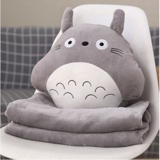 Chăn Gối Văn Phòng ✨FREESHIP✨ 3 trong 1 Totoro nhiều mẫu kèm ủ tay giá rẻ nhất