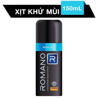 Xịt Khử Mùi Romano 150ml các loại
