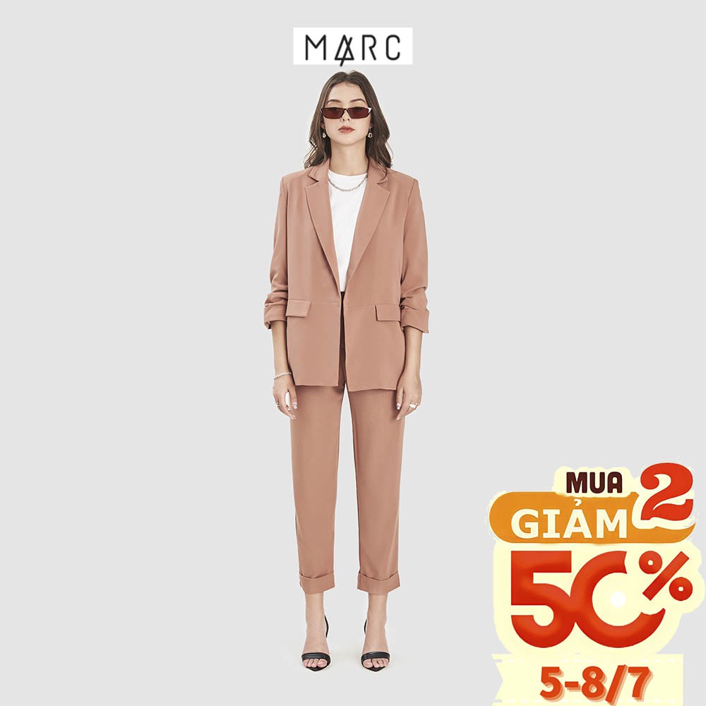 Áo blazer nữ Áo vest nữ MARC FASHION nhún xắn tay cách điệu trẻ trung FAVH043521