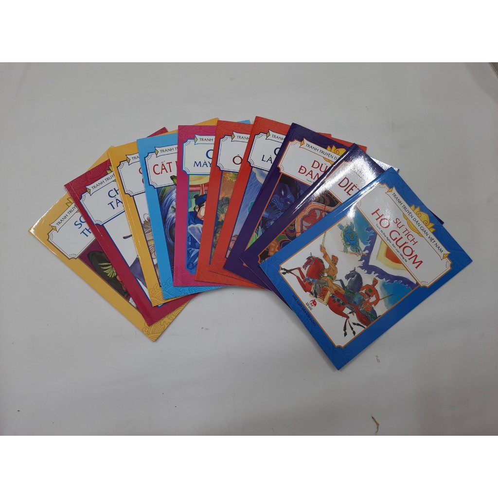 Sách - Combo Truyện Tranh Dân Gian Việt Nam - Truyện Kể Cho Bé Can Đảm (10 Cuốn)