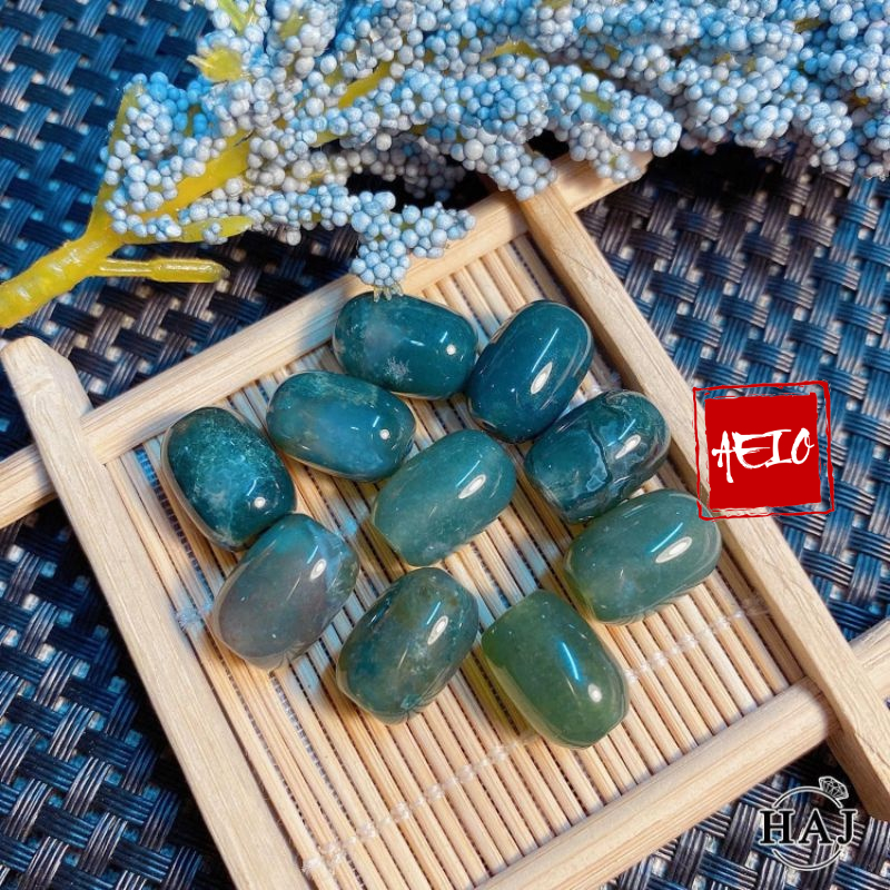 Lu Thống Thuỷ Tảo Xanh ☯ Đá Phong Thuỷ May Mắn Tài Lộc