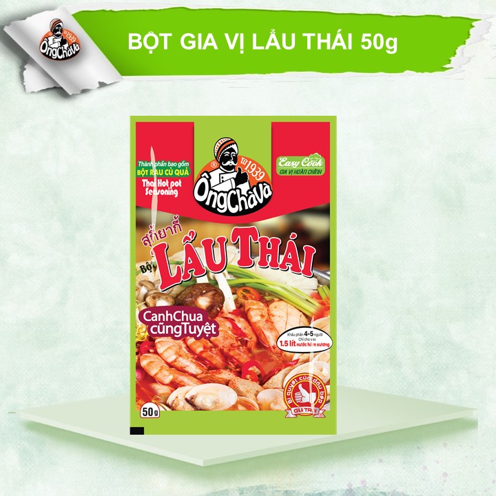 Gói Bột Lẩu Thái Ông Chà Và 50gram