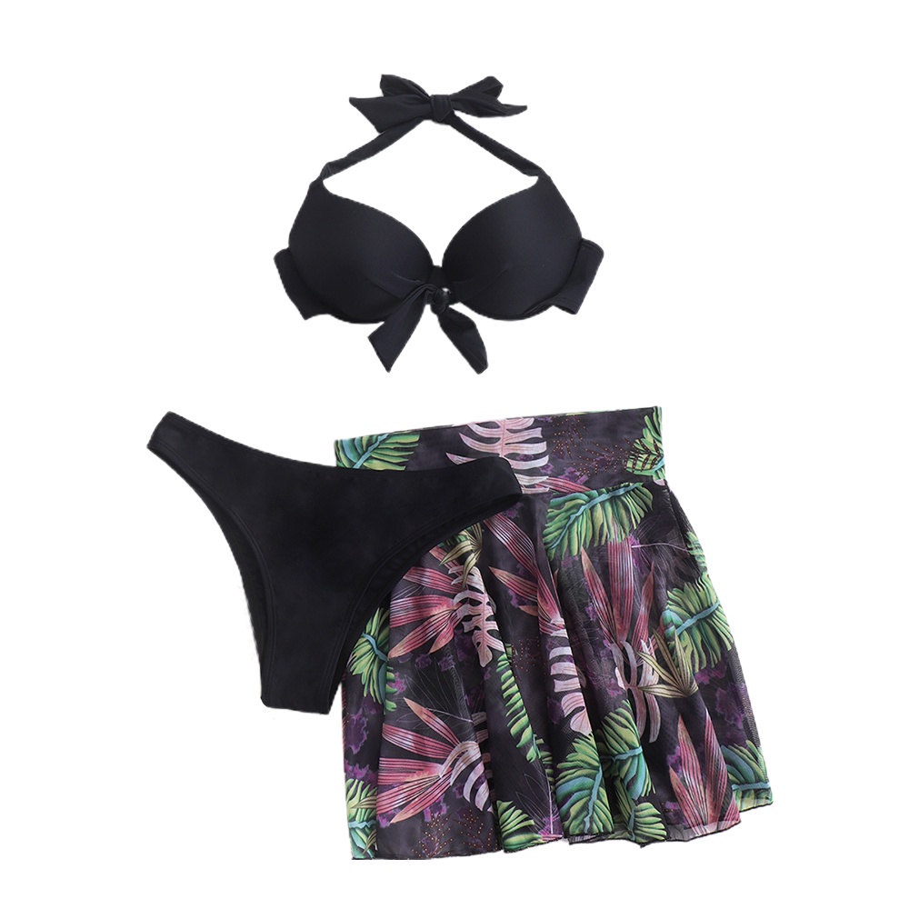 Bộ Bikini Hai Mảnh Có Mút Nâng Ngực In Họa Tiết Quyến Rũ Cho Nữ