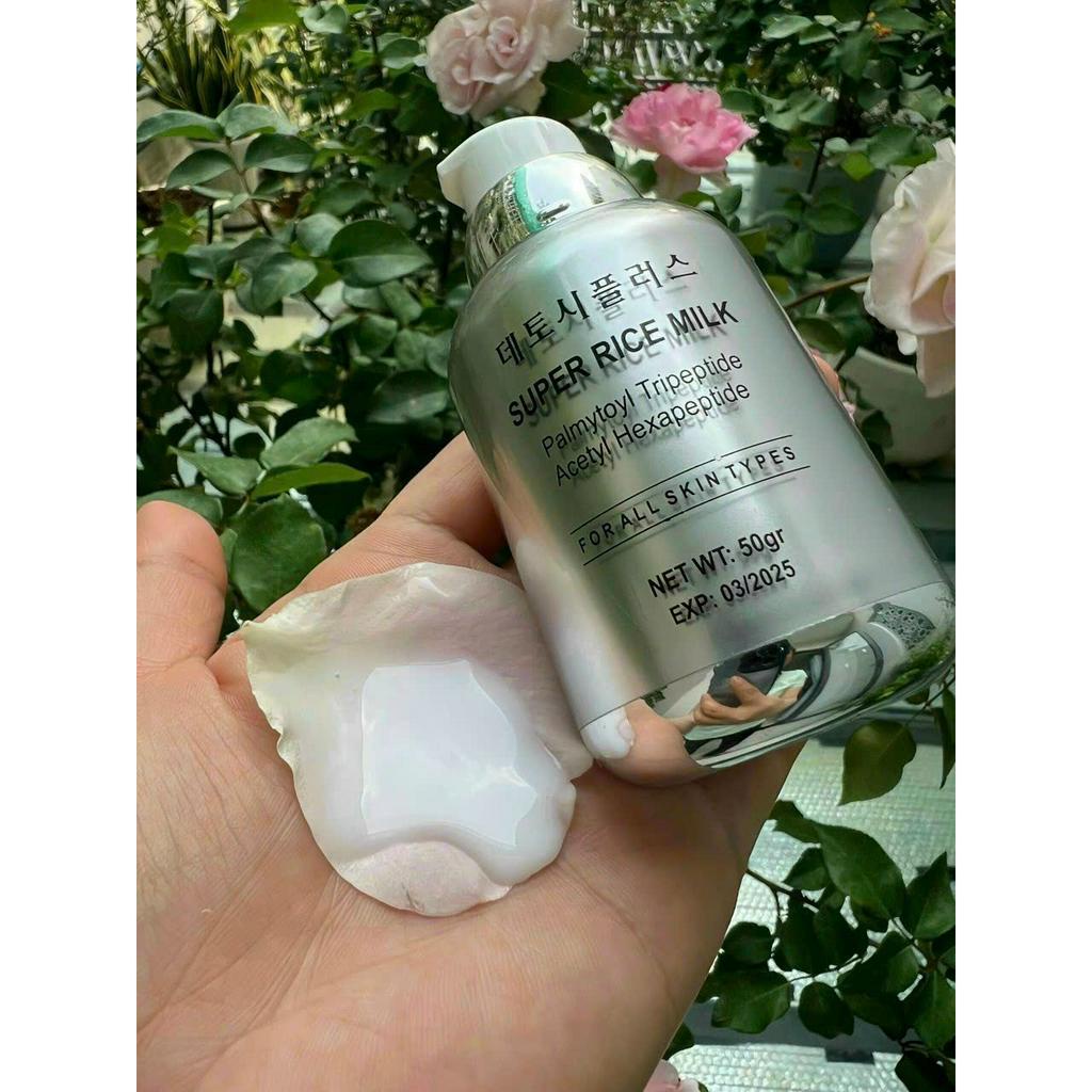 Serum Rice Milk sữa gạo căng bóng ngừa lão hóa làm trăng da, Dưỡng ẩm và làm mêm da