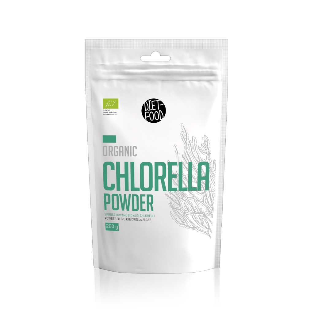 Bột Tảo Lục Chlorella Hữu Cơ Diet Food Organic Chlorella Powder 200g