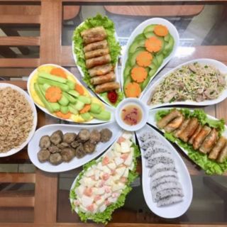 Bộ đĩa cúc 8 cánh