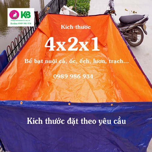 Xả bể bạt nuôi ốc cá lươn chạch hàng dày đóng khoen chắc