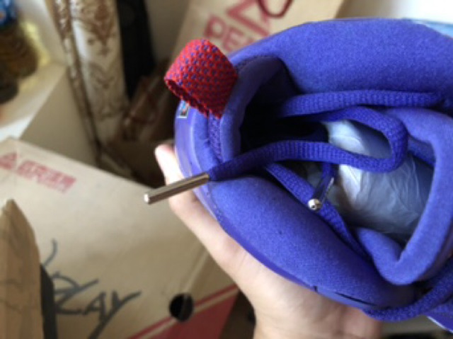 Giày bóng rổ Peak chính hãng màu tím size 39