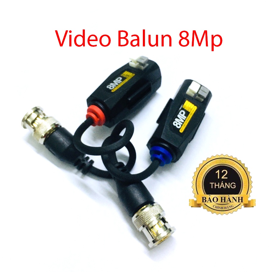 Video balun 8Mp 600M chống sét dùng cho hệ thống camera