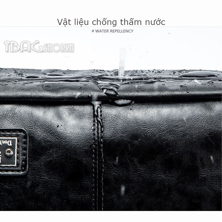 Túi đeo chéo nam - Túi đựng ipad ETONWEAG - Cao Cấp - Chất liệu da (Màu đen) - Mã DP1015 | BigBuy360 - bigbuy360.vn