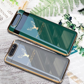 Ốp điện thoại cứng mạ màu thời trang bảo vệ camera cho Samsung Galaxy A80 Samsung A80