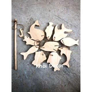 bộ câu cá gỗ - sáng tạo