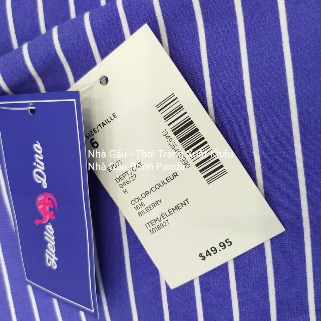 Đầm GYMBOREE tím hàng đẹp cho bé gái BG2251